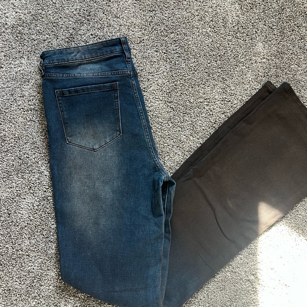 Fashion Nova Dark Blue Denim Jeans